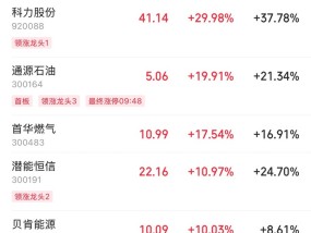 伊以冲突引爆油市，油气股掀起涨停潮