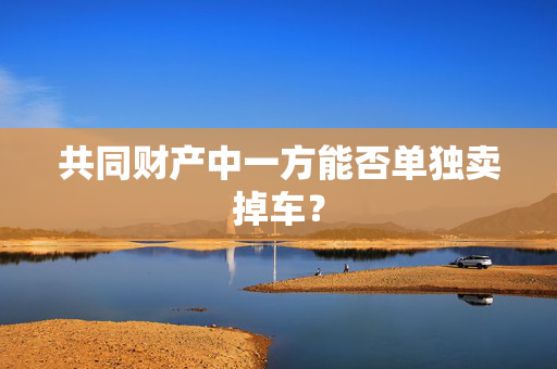 共同财产中一方能否单独卖掉车？