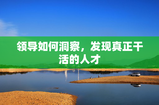 领导如何洞察，发现真正干活的人才