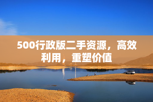 500行政版二手资源，高效利用，重塑价值