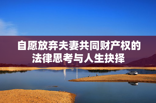 自愿放弃夫妻共同财产权的法律思考与人生抉择