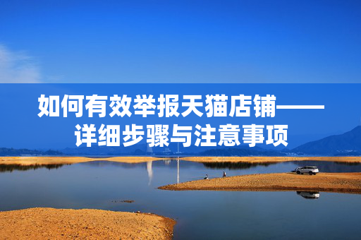 如何有效举报天猫店铺——详细步骤与注意事项