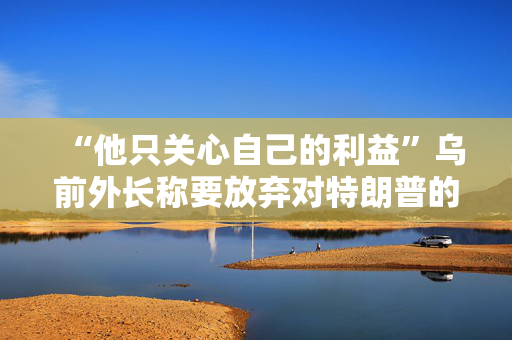 “他只关心自己的利益”乌前外长称要放弃对特朗普的幻想