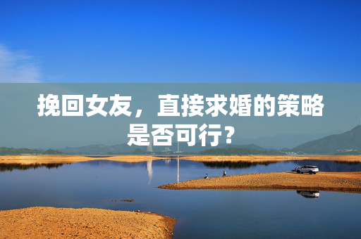 挽回女友，直接求婚的策略是否可行？