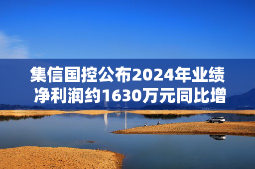 集信国控公布2024年业绩 净利润约1630万元同比增长22.96%