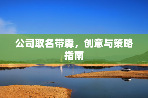 公司取名带森，创意与策略指南
