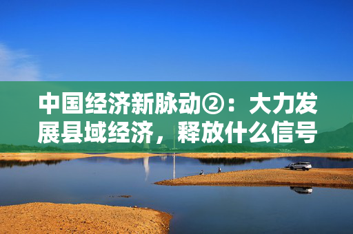 中国经济新脉动②：大力发展县域经济，释放什么信号？｜理响中国