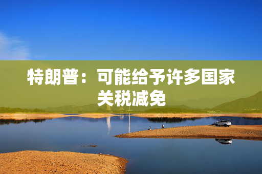 特朗普：可能给予许多国家关税减免