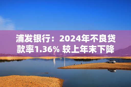 浦发银行：2024年不良贷款率1.36% 较上年末下降0.12个百分点