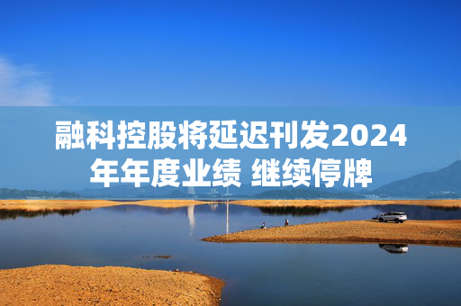 融科控股将延迟刊发2024年年度业绩 继续停牌