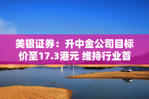美银证券：升中金公司目标价至17.3港元 维持行业首选