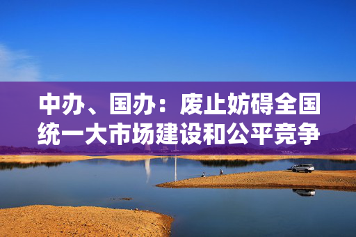 中办、国办：废止妨碍全国统一大市场建设和公平竞争的价格政策，防止政府对价格形成的不当干预