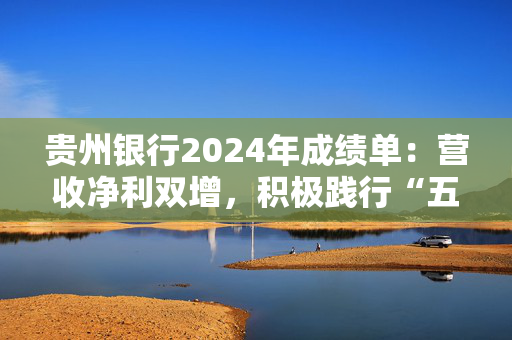 贵州银行2024年成绩单：营收净利双增，积极践行“五篇大文章”