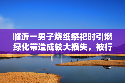 临沂一男子烧纸祭祀时引燃绿化带造成较大损失，被行政处罚