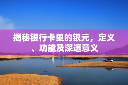 揭秘银行卡里的银元，定义、功能及深远意义