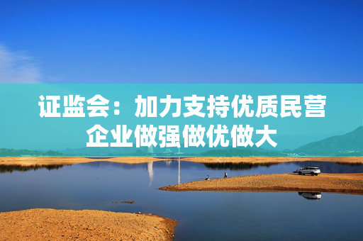 证监会：加力支持优质民营企业做强做优做大