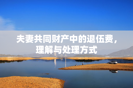 夫妻共同财产中的退伍费，理解与处理方式