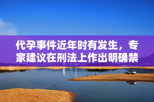 代孕事件近年时有发生，专家建议在刑法上作出明确禁止性规定
