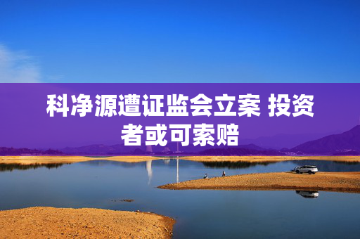 科净源遭证监会立案 投资者或可索赔