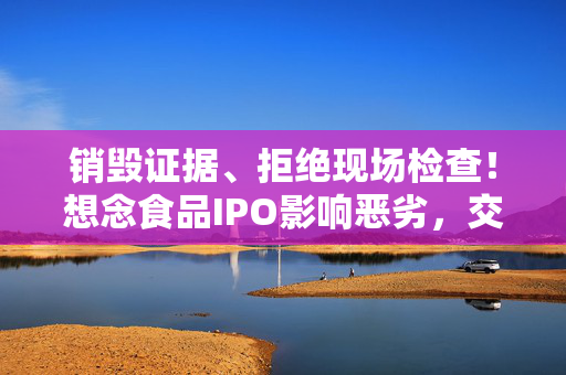 销毁证据、拒绝现场检查！想念食品IPO影响恶劣，交易所出手：5年内禁止申报