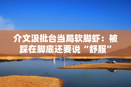 介文汲批台当局软脚虾：被踩在脚底还要说“舒服”