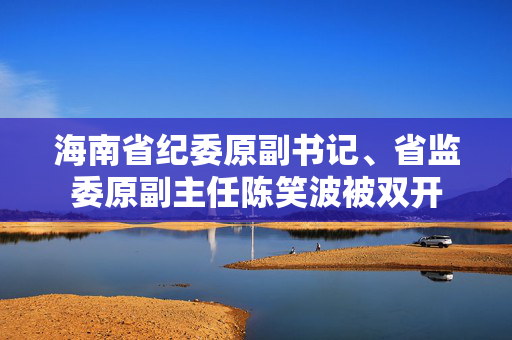海南省纪委原副书记、省监委原副主任陈笑波被双开