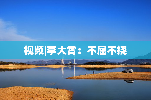 视频|李大霄：不屈不挠