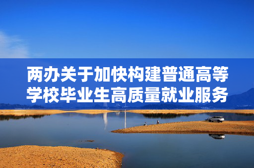 两办关于加快构建普通高等学校毕业生高质量就业服务体系的意见