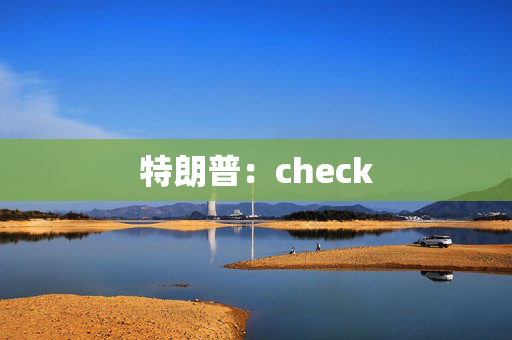 特朗普：check