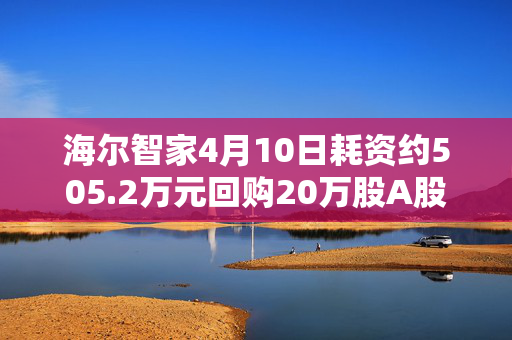 海尔智家4月10日耗资约505.2万元回购20万股A股