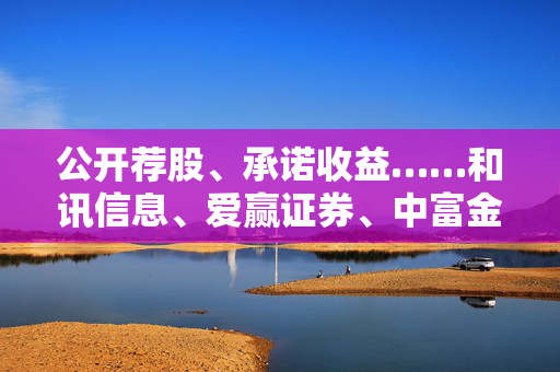 公开荐股、承诺收益……和讯信息、爱赢证券、中富金石等多家第三方投顾被罚