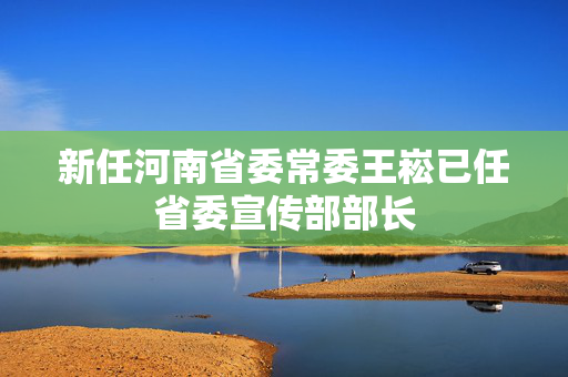 新任河南省委常委王崧已任省委宣传部部长