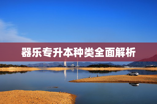器乐专升本种类全面解析
