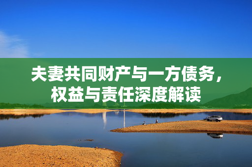 夫妻共同财产与一方债务，权益与责任深度解读