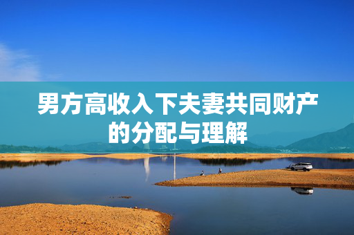 男方高收入下夫妻共同财产的分配与理解