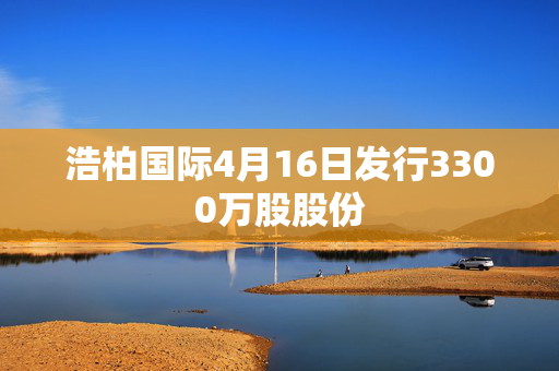 浩柏国际4月16日发行3300万股股份
