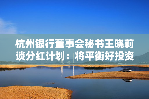 杭州银行董事会秘书王晓莉谈分红计划：将平衡好投资者利益及公司可持续发展的关系
