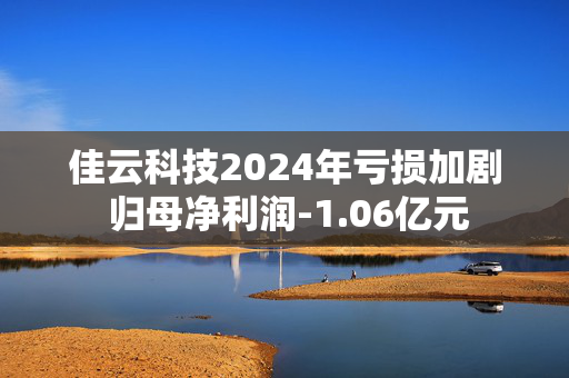 佳云科技2024年亏损加剧 归母净利润-1.06亿元