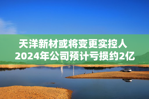 天洋新材或将变更实控人 2024年公司预计亏损约2亿
