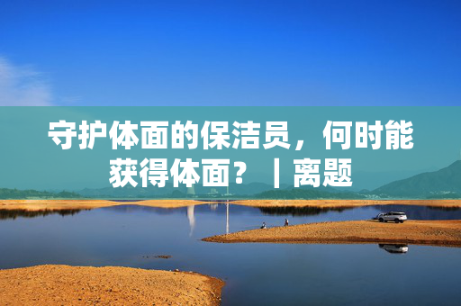 守护体面的保洁员，何时能获得体面？｜离题