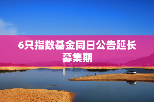 6只指数基金同日公告延长募集期