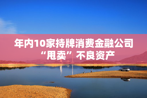 年内10家持牌消费金融公司“甩卖”不良资产