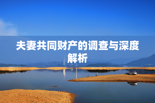 夫妻共同财产的调查与深度解析