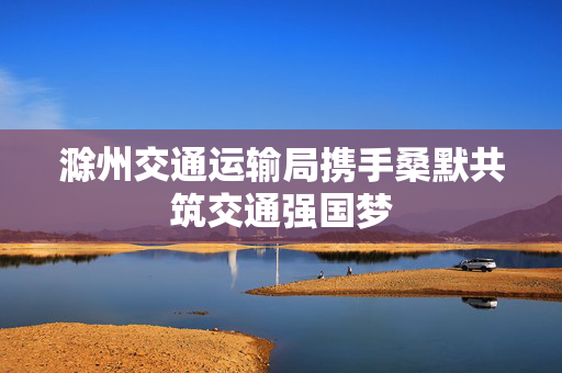 滁州交通运输局携手桑默共筑交通强国梦