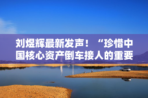 刘煜辉最新发声！“珍惜中国核心资产倒车接人的重要机会”