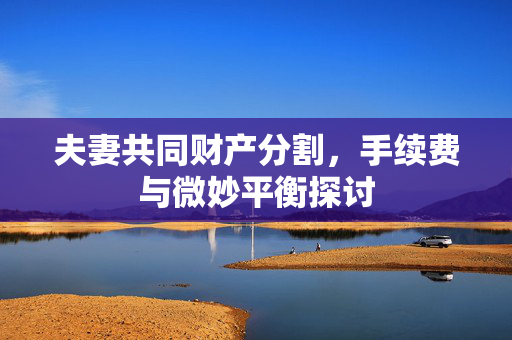 夫妻共同财产分割，手续费与微妙平衡探讨