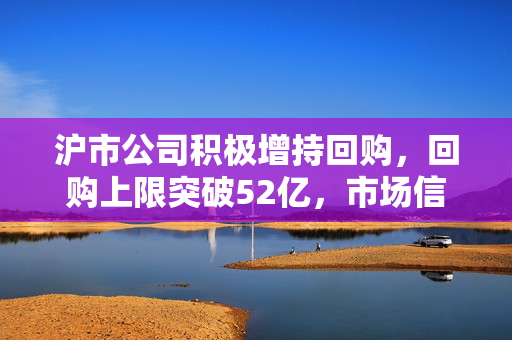 沪市公司积极增持回购，回购上限突破52亿，市场信心重塑的积极信号？