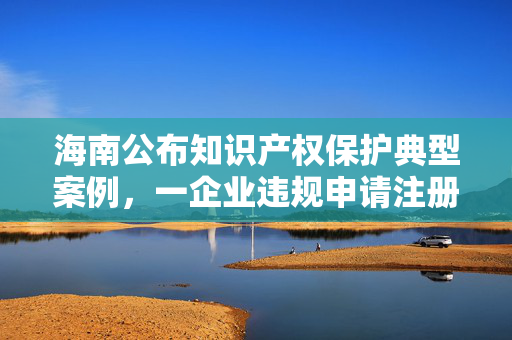 海南公布知识产权保护典型案例，一企业违规申请注册“中华”商标被处罚