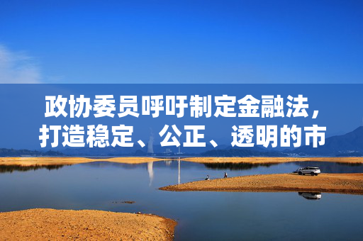 政协委员呼吁制定金融法，打造稳定、公正、透明的市场环境标题建议，政协委员提议制定金融法，助力构建稳健透明金融市场环境。
