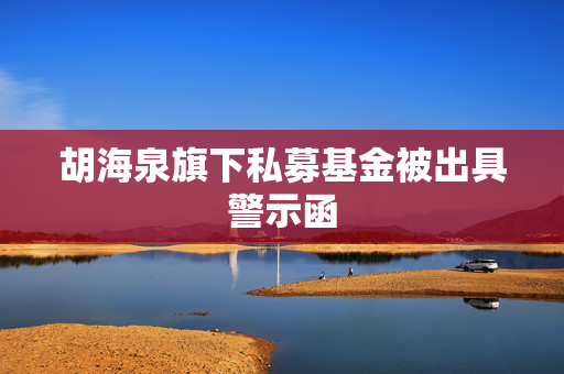 胡海泉旗下私募基金被出具警示函